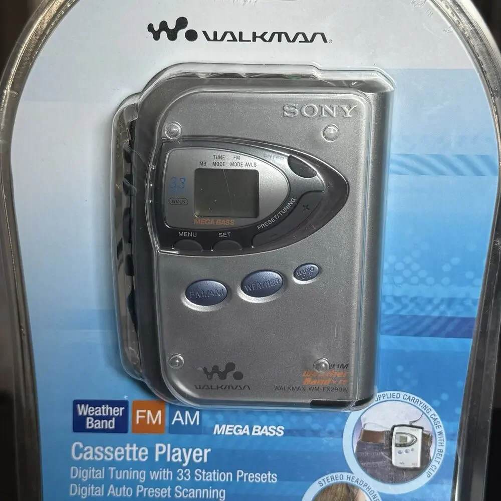 Sony Walkman WM-FX290W NEW SEALED Weather Band AM/FM Radio Cassette Tape Player